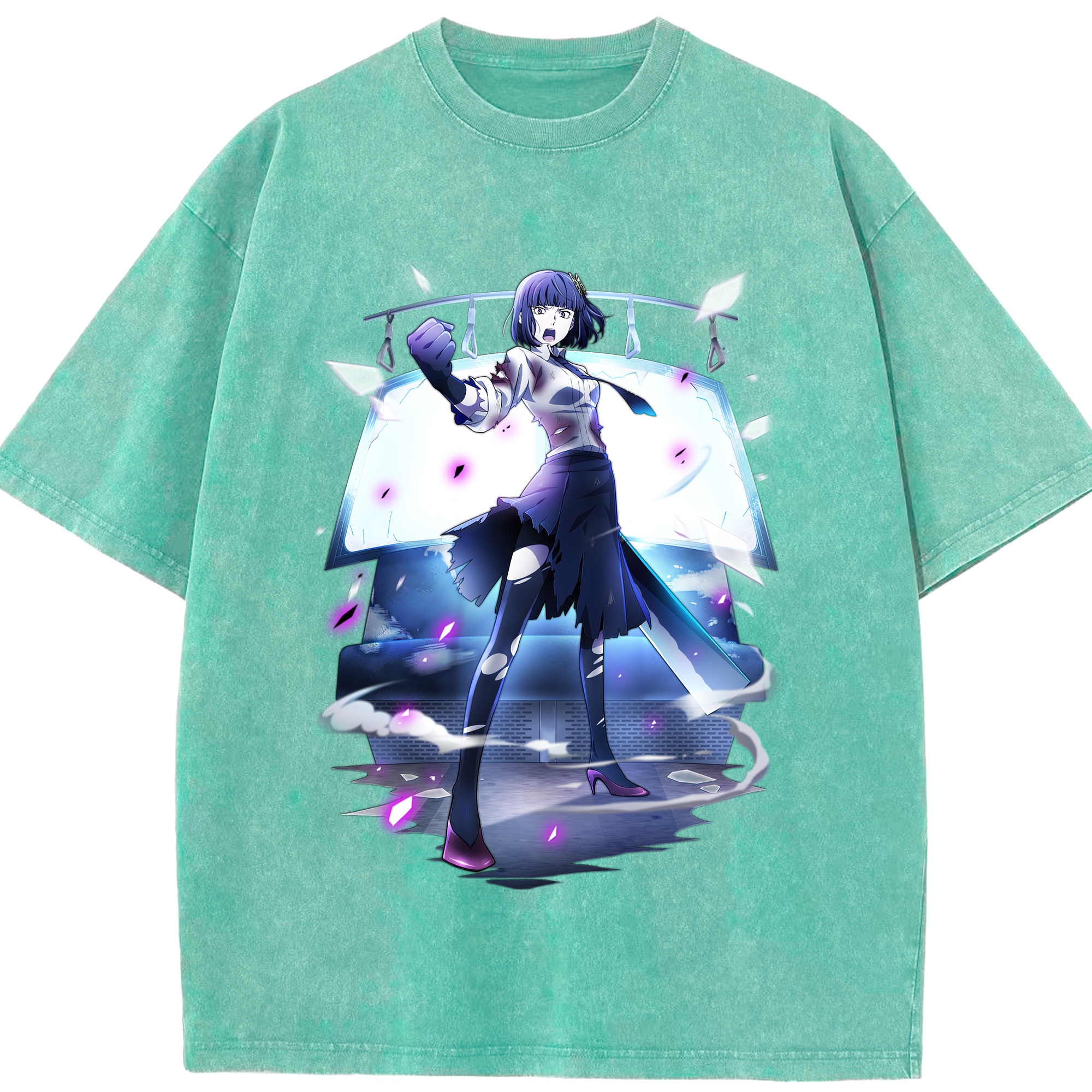 （画像用） 文豪ストレイドッグス Bungo Stray Dogs 綿100% ヴィンテージ風 半袖Tシャツ（フロントプリント）